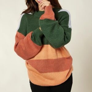 NWT O’neill Colorblock Floyd Knit Sweater